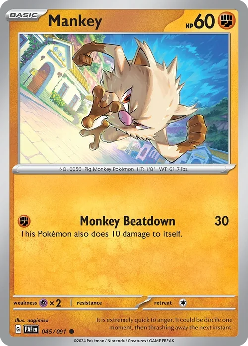 045/091 from Paldean Fates Common Pokemon Card