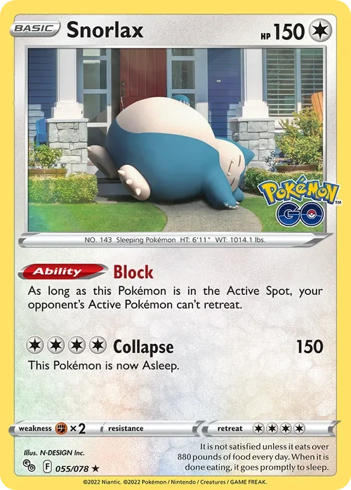 055/078 from Pokemon GO Holo Rare Pokemon Card