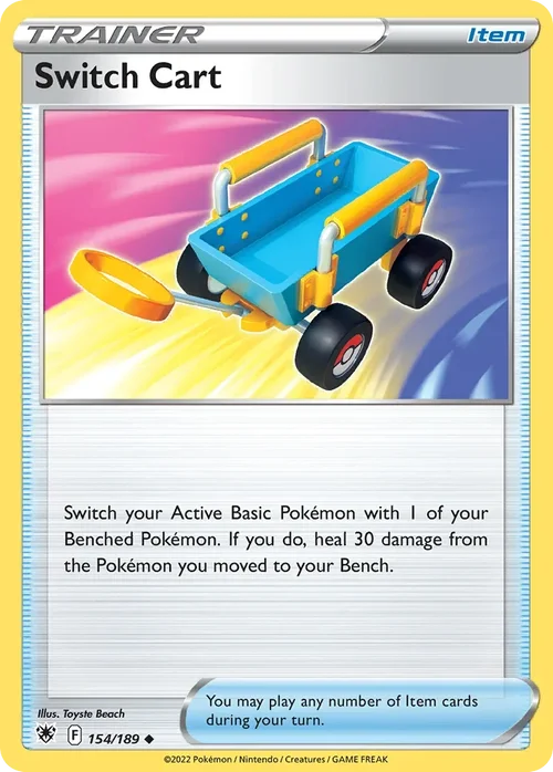 Switch Cart 154 Pokémon card from Astral Radiance set