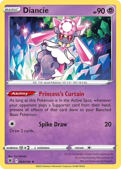 068/189 from Astral Radiance Holo Rare Pokemon Card