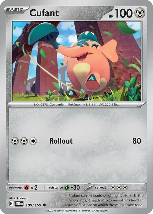109/159 from Journey Together Common Pokemon Card