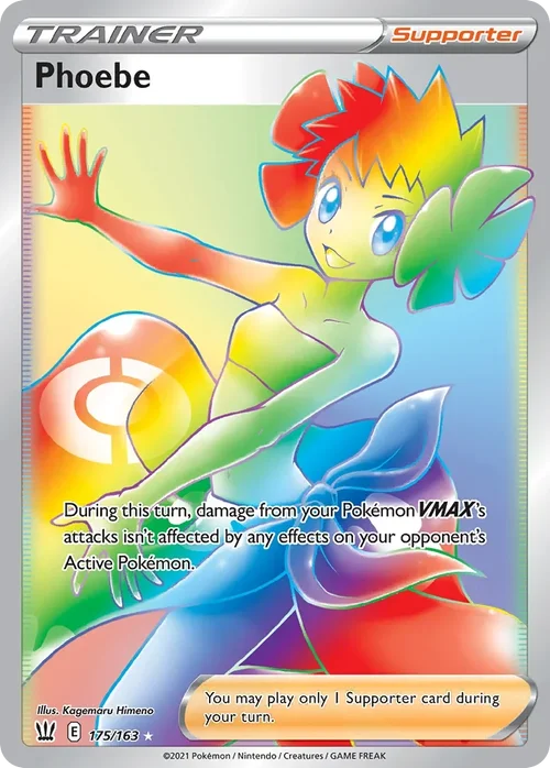 175/163 from Battle Styles Rainbow Rare Trainer Card