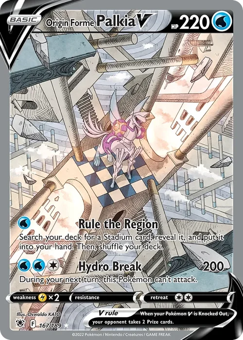 167/189 from Astral Radiance Alternate Art Pokemon Card