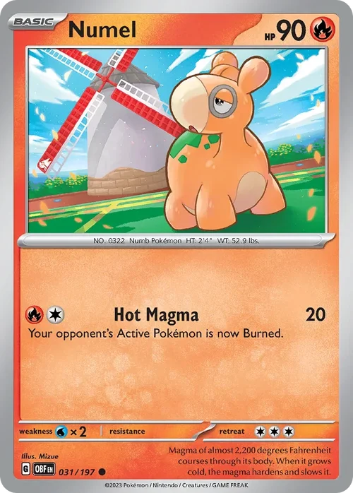 031/197 from Obsidian Flames Common Pokemon Card