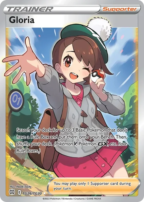 Gloria 026 Pokemon card from Brilliant Stars set