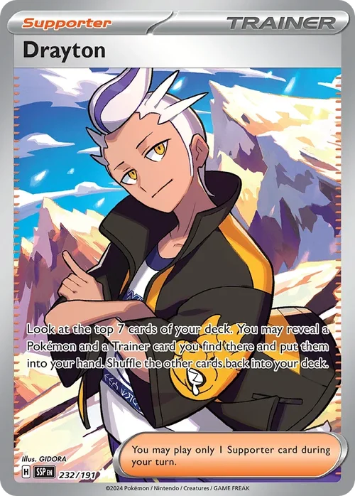 232/191 from Surging Sparks Card List Ultra Rare Pokemon Card