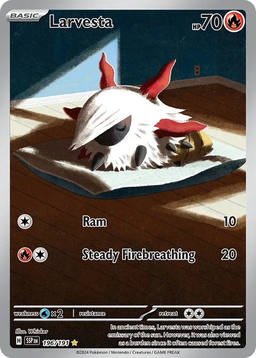 196/191 from Surging Sparks Card List Illustration Rare Pokemon Card