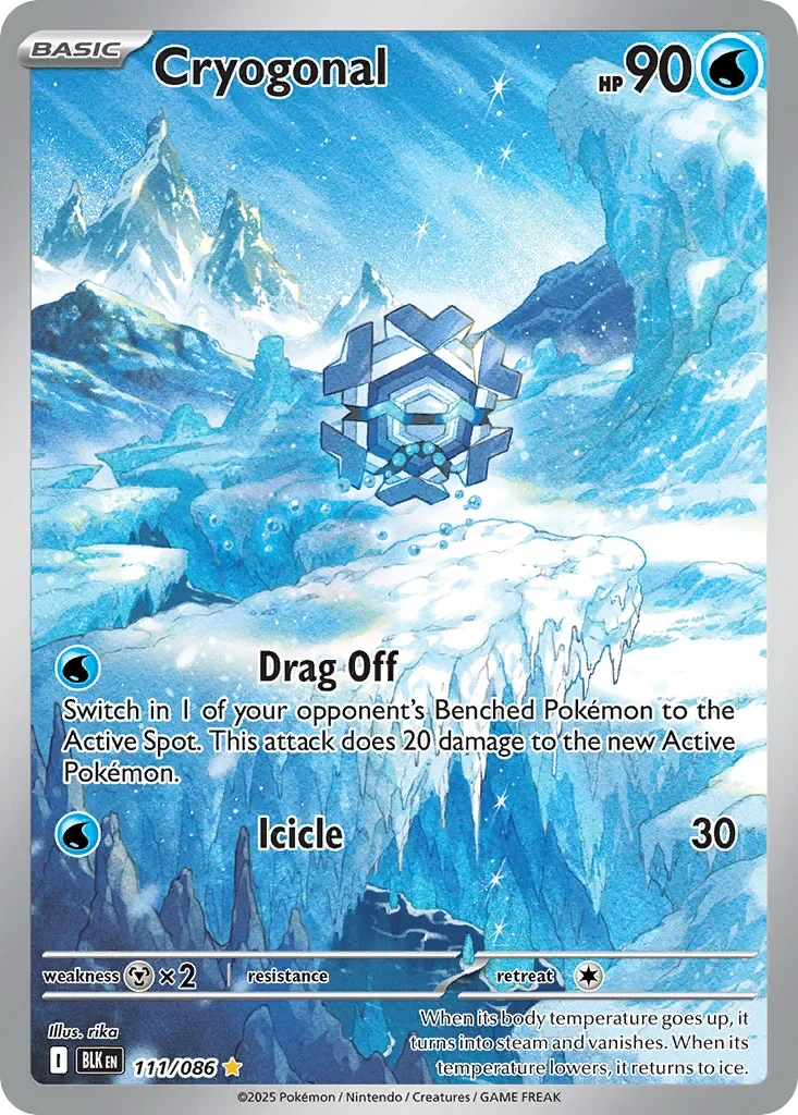 Cryogonal 111 Pokémon card - Illustration Rare