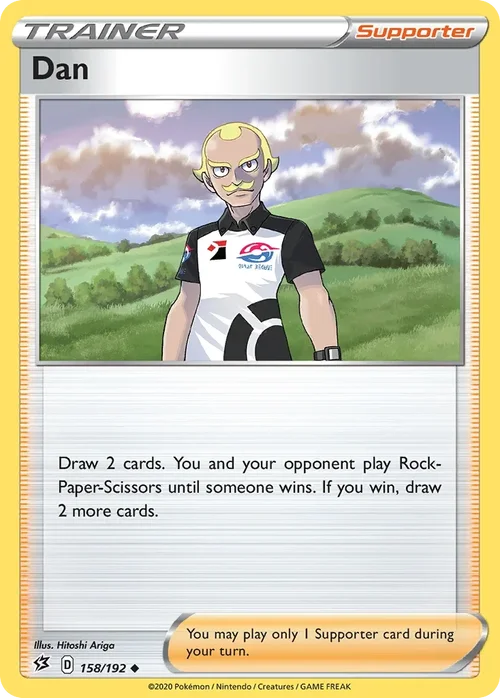 Dan 158 Pokemon card from Rebel Clash set