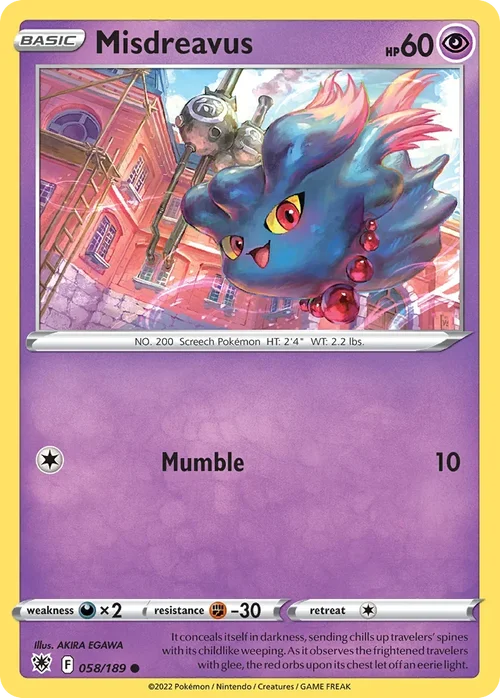 058/189 from Astral Radiance Common Pokemon Card