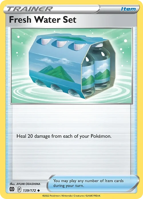Fresh Water Set 139 Pokemon card from Brilliant Stars set