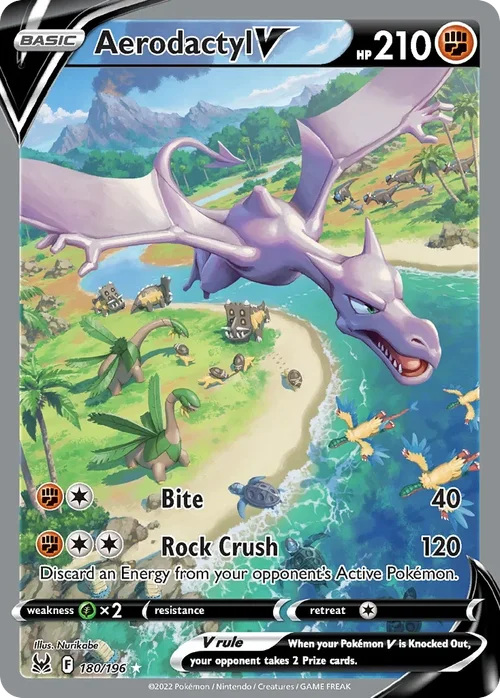 180/196 from Lost Origin Ultra Rare Pokemon Card