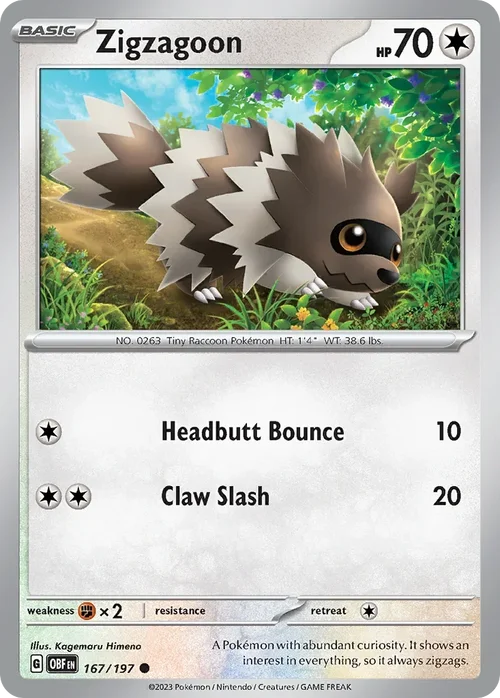 167/197 from Obsidian Flames Common Pokemon Card