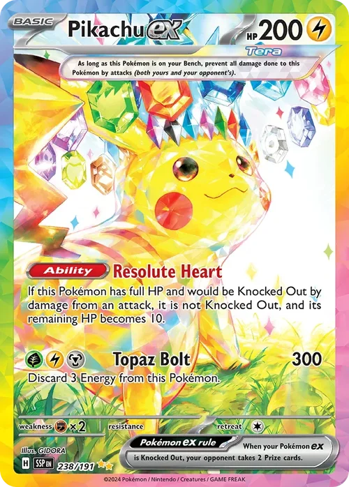 238/191 from Surging Sparks Card List Special Illustration Rare Pokemon Card