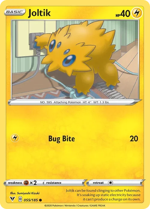 055/185 from Vivid Voltage Common Pokemon Card