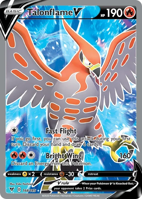 168/185 from Vivid Voltage Full Art Pokemon Card