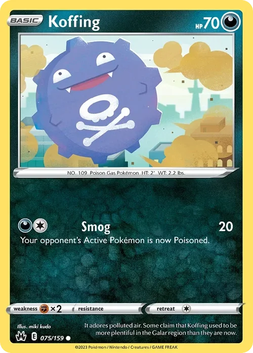 Crown Zenith - Koffing 75