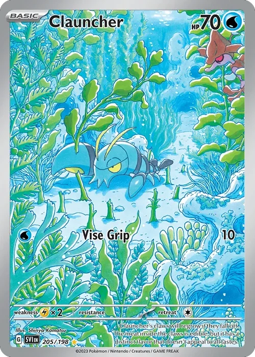 205/198 from Scarlet & Violet Illustration Rare Pokemon Card