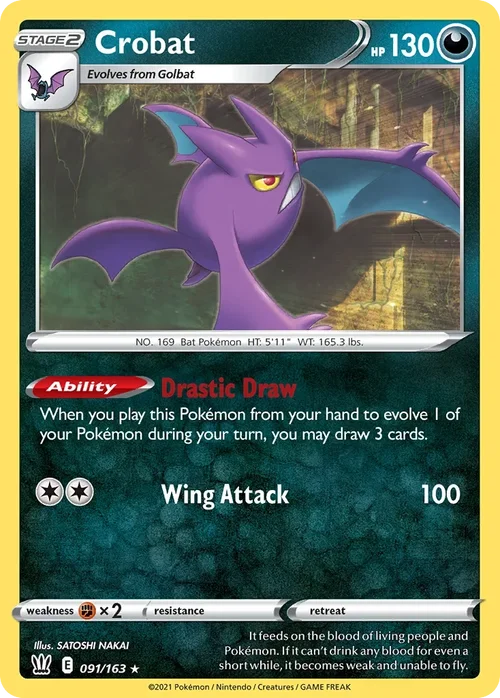 091/163 from Battle Styles Holo Rare Pokemon Card