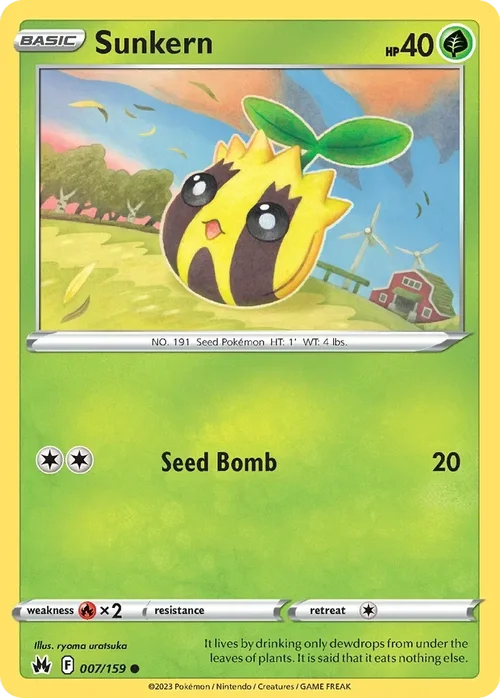 007/159 from Crown Zenith Common Pokemon Card