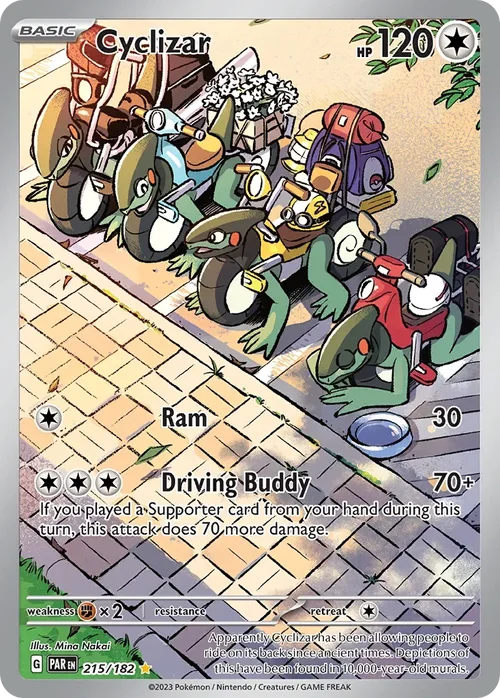 215/182 from Paradox Rift Illustration Rare Pokemon Card