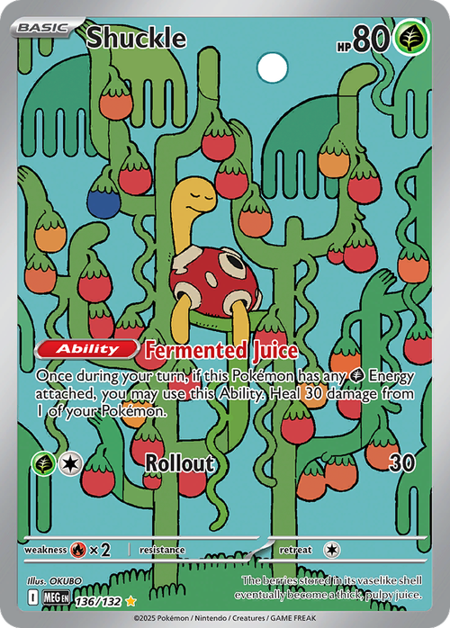 136/132 from Mega Evolution illustration-rare