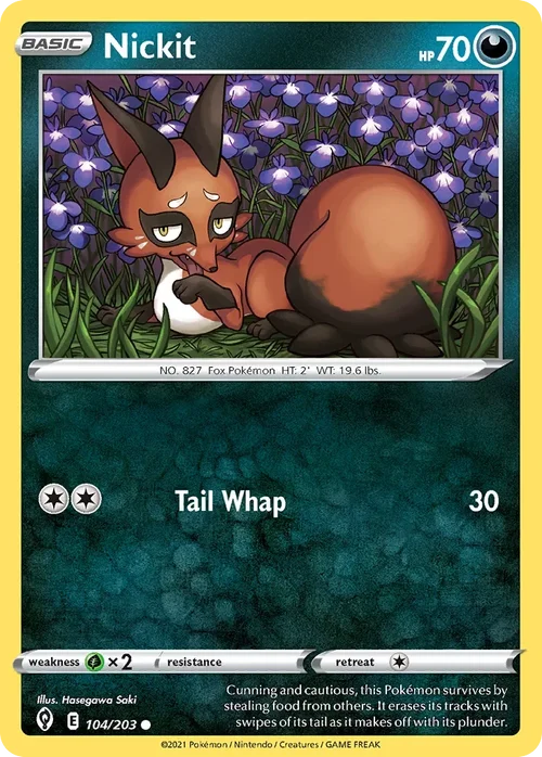104/203 from Evolving Skies Common Pokemon Card