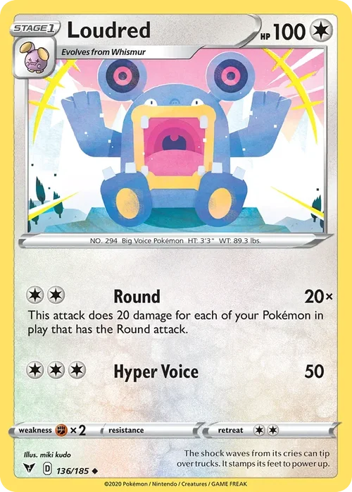 136/185 from Vivid Voltage Uncommon Pokemon Card