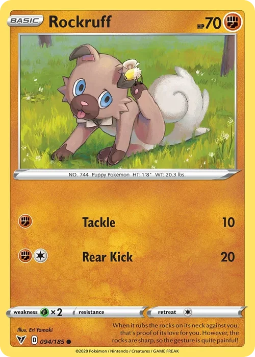 094/185 from Vivid Voltage Common Pokemon Card