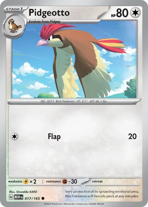 017/165 from 151 Common Pokemon Card