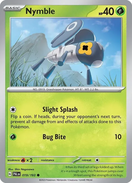019/193 from Paldea Evolved Common Pokemon Card