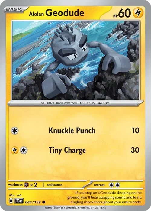 044/159 from Journey Together Common Pokemon Card