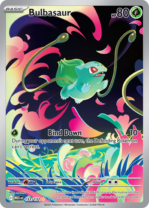 133/132 from Mega Evolution illustration-rare