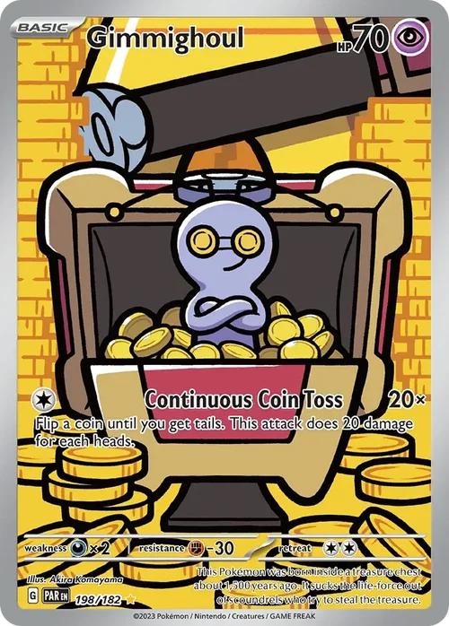 198/182 from Paradox Rift Illustration Rare Pokemon Card