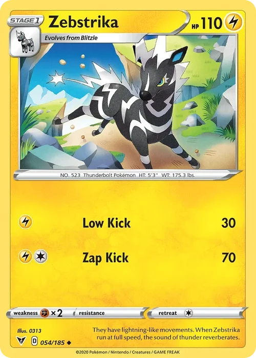 054/185 from Vivid Voltage Uncommon Pokemon Card