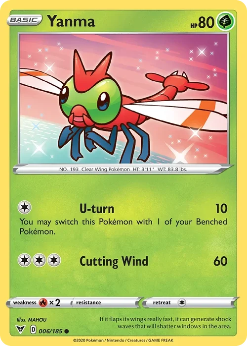 006/185 from Vivid Voltage Common Pokemon Card