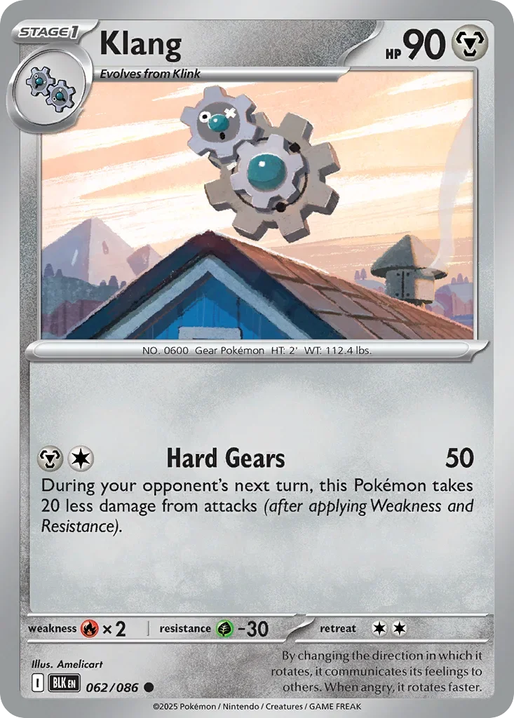 Klang 62 Pokémon card - Common