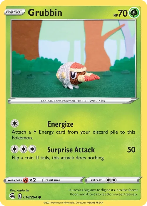 018/264 from Fusion Strike Common Pokemon Card