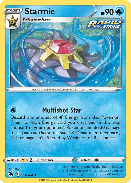 053/264 from Fusion Strike Holo Rare Pokemon Card