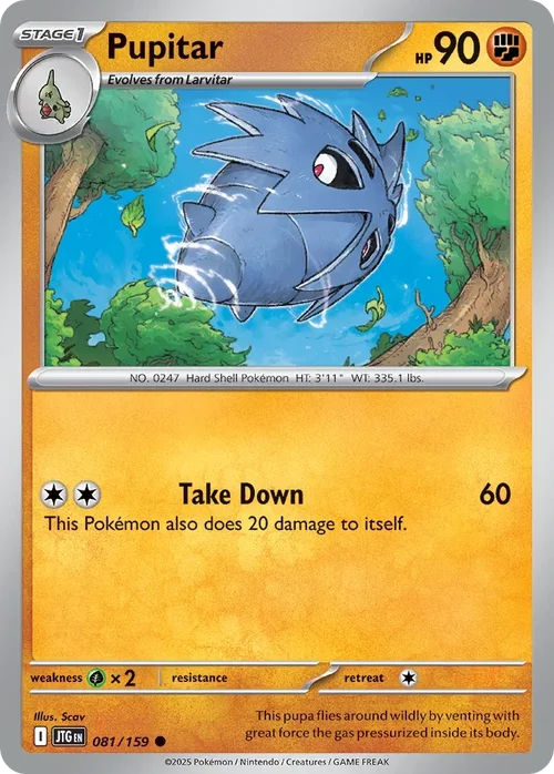 081/159 from Journey Together Common Pokemon Card