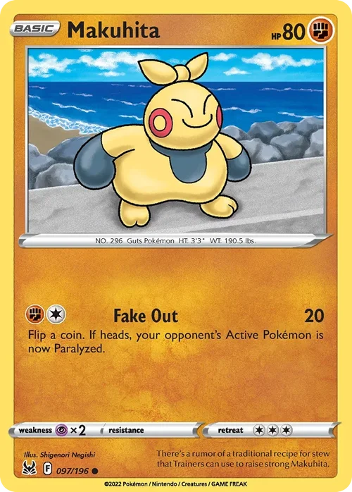 097/196 from Lost Origin Common Pokemon Card