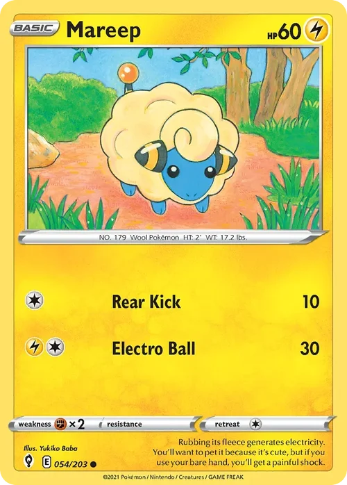 054/203 from Evolving Skies Common Pokemon Card