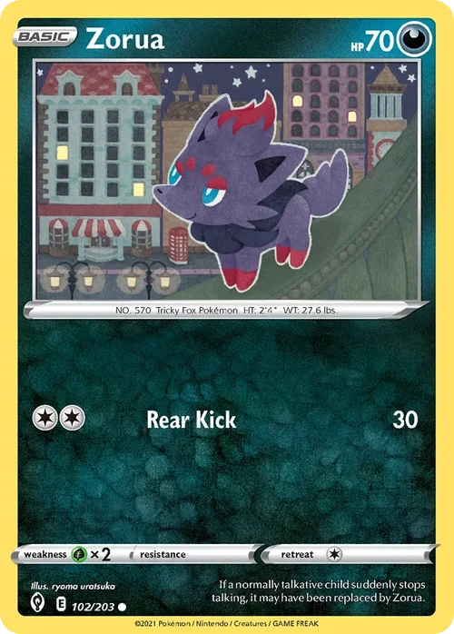 102/203 from Evolving Skies Common Pokemon Card