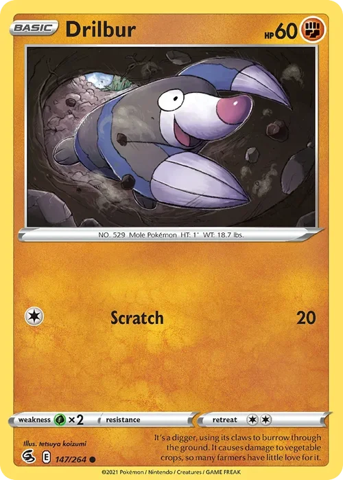 147/264 from Fusion Strike Common Pokemon Card