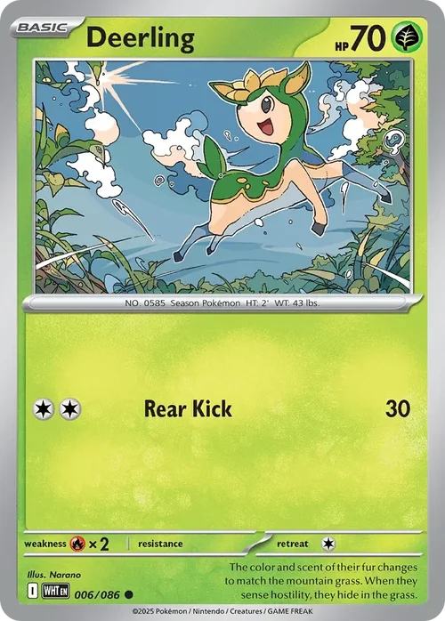 006/086 from White Flare Common Pokemon Card