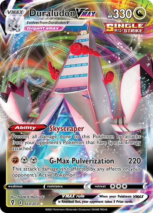 123/203 from Evolving Skies Ultra Rare Pokemon Card