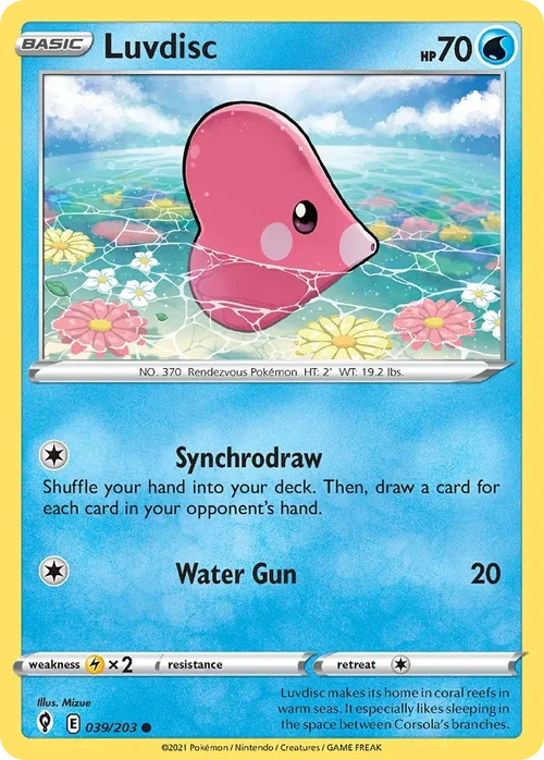 039/203 from Evolving Skies Common Pokemon Card
