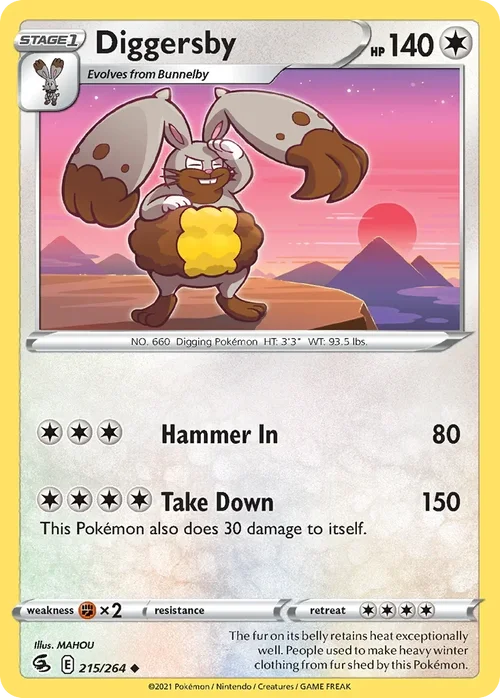 215/264 from Fusion Strike Uncommon Pokemon Card