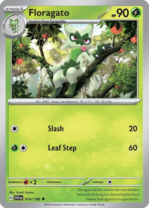 014/198 from Scarlet & Violet Uncommon Pokemon Card