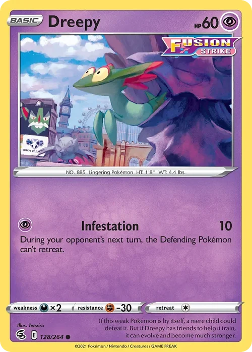 128/264 from Fusion Strike Common Pokemon Card